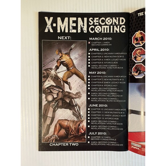 Uncanny, X-Men Second Coming, Prepare Ch. 1 & 2, No. 1, 523 (2010) Marvel • Kyle - Picture 10 of 13